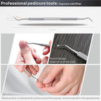 Toenail Clippers for Seniors Thick Toenails, Toe Nail Clippers Adult Thick Nails Long Handle, Professional Heavy Duty Nail Clippers 6Pcs Black