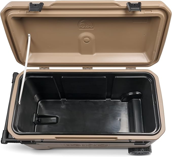 Igloo Maxcold Glide 110Qt Wheeled Cooler | Insulated Hard Shell Ice Chest