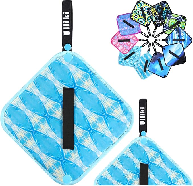ULLIKI Pee Cloth for Women, Reusable Pee Rag Hiking Camping, Reusable Absorbent Toilet Paper Washable, Outdoor Pee Pad Travel Camping Backpacking Essentials for Women