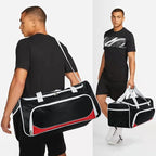 Uarition Gym Duffle Bag for Men - 55L Black Large Duffel Bags for Sports, Workout, Traveling, Durable Heavy Duty Duffel Gear Bag
