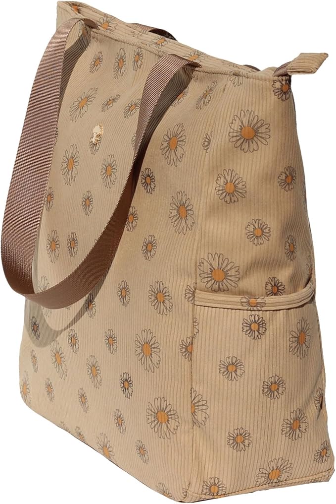 Original Floral Water Resistant Large Tote Bag Shoulder Bag for Gym Beach Travel Daily Bags Upgraded