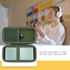 khanka Hard Travel Case Replacement for Anker 325/535 Power Bank PowerCore 20K Portable Charger 20000mAh, Case Only (Green)