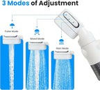 Ann Katy Portable Camping Shower Outdoor Camp Shower Pump,Upgrade Rechargeable Electric Shower Pump with Intelligent Digital Display Multiple Spray Modes for Camping, Hiking, Traveling,RV