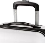 SwissGear 7366 Signature Hardside Expandable Luggage with Spinner Wheels, TSA Lock, Cup-Holder, White, 3-Piece Set (19/23/27)
