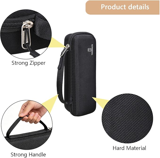 Tourmate Hard Storage Case for Anker 737 Power Bank (PowerCore 24K) / 715 Charger (Nano II 65W) Combo,Travel Case for Prime Power Bank 20,100mAh—27,650mAh（Case Only）(Black Case Only)