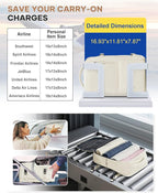 Large Travel Gym Backpack Women Carry On Backpack Flight Approved Hiking Waterproof Rucksack Casual Daypack Laptop bags airplanes Shoes Compartment Personal Item Travel Weekender Bag Essentials Beige