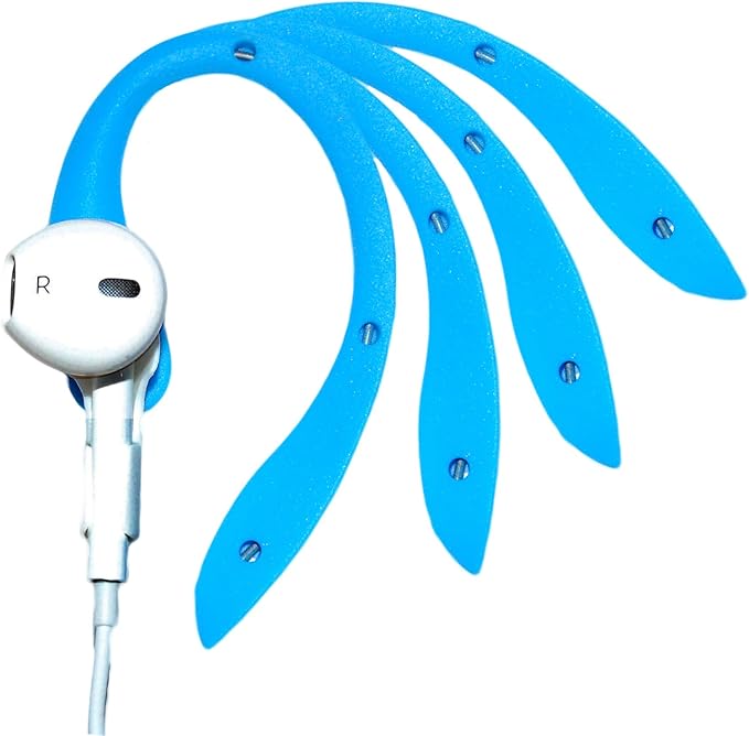 Flex - Compatible with Your Apple iPhone Wired EarPods | Attaches to Your Wired EarPods That Come Free with The Latest iPhone Models | (Blue)
