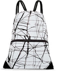 HOLYLUCK Drawstring Backpack Bag Sport Gym Sackpack