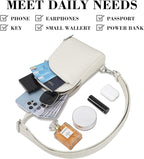 INICAT RFID Blocking Sling Bag, Anti Theft Crossbody Bag for Women, Travel Fanny Pack Style Purse, Vegan Leather