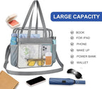 USPECLARE Clear Bag for Stadium Events,Transparent Bag for Work Sports Games Concerts Travel Gym