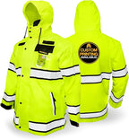 KwikSafety - Charlotte, NC - TORRENT Rain Jacket & Trench Coat ANSI OSHA Class 3 High Visibility Jacket Hi Vis Rain Gear