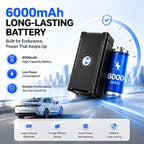4G GPS Tracker for Vehicles, up to 3 Months Battery Life 6000mah, 10S Realtime Tracking, Geo-Fence, Strong Magnetic Car Tracker Device Hidden Tracking Devices for Cars Motorbycles, Subscription Needed