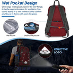 IGOLUMON Hiking Backpack 40L Packable Lightweight Camping Backpack Men Women Waterproof Hiking Daypack Outdoor Travel Daypack