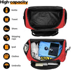 Uarition Gym Duffle Bag for Women - 55L Red Large Duffel Bags for Sports, Workout, Traveling, Durable Heavy Duty Duffel Gear Bag