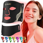 Red Light Therapy for Face, LED Light Therapy Mask Skin Care Mask & Neck, LED Red & NIR Light Therapy Wavelength for Home Use, Working Travel Yoga Sleep