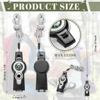 Arrowbash 12 Pack Emergency Survival Whistle 7-in-1 Compass Hiking Survival Safety Whistle with Lanyard Outdoor Multifunctional Tool Ideal for Hiking Camping Rescue Signaling