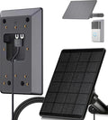 6W Ring Solar Charger for Video Doorbell 3/4, Adjustable Solar Panel Mount for Ring Doorbell Plus/Pro(2023), Weatherproof Continuous Power Supply for Home Security Doorbells