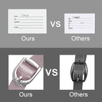 Luggage Tags, Leather Personalized Suitcase Tag Set Luggage id Tags Labels Travel Accessories