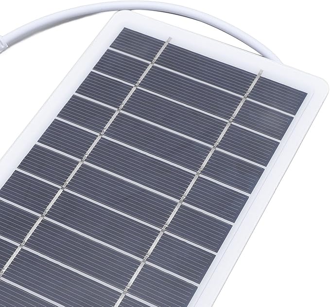Zunate Solar Panel Power Bank with Dual USB Outputs, Monocrystalline Silicon Phone Charger for Outdoor Camping and Charging Tablets or Cameras At 9 X 16cm Size