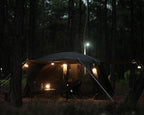 Vidalido 4-6 Person Camping Tent with 3 Door 2 Room Large Family Cabin Tents, Double Layer Waterproof Portable Glamping Tent, Big Tents for Outdoor Camping Hiking and Backpacking