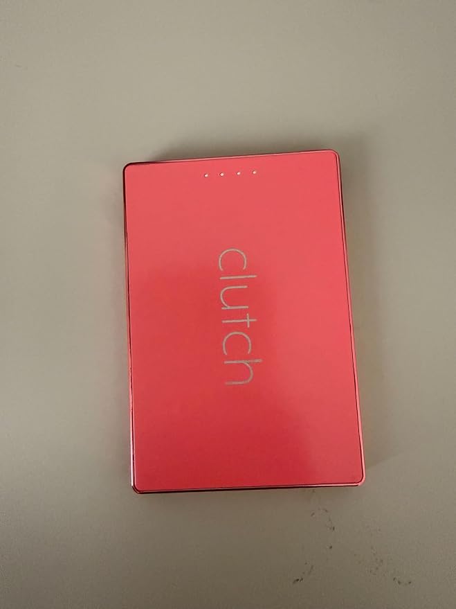 Clutch - Pro USB-C Portable Charger - Compatible with iPhone 15, 16, 17 & Android Devices - Power Bank Magnetic Battery - TSA Travel Approved - USB Rechargeable - Built-in Cable - 5000 mAh - 3.7oz