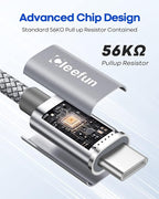 CLEEFUN USB C Cable 6ft, 5-Pack USB A to Type C Charger Cord Fast Charging for iPhone 17 16 15 Pro Max Plus Air 16e, for Samsung Galaxy S25 S24 S23 S22 S21 S20 S10 A17 A16 A15 A56 A55 A26 A35 A36