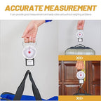Portable Hanging Scale Luggage Weight Scale with Hook 22 Kg Capacity Travel Suitcase for Fishing and Parcel Weighing