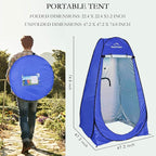 Your Choice Pop Up Privacy Tent, 3.9x3.9x6.2FT Portable Shower Tent for Camping, Waterproof Outdoor Changing Room with Carry Bag for Beach Hiking RV Fishing | Portable, for Camping, Beach, Hiking, with Carry Bag, Quick Setup