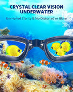 Aegend Swim Goggles, Swimming Goggles No Leaking Full Protection Adult Men Women Youth