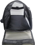 ZaneSun Cat Carrier,Soft-Sided Pet Travel Carrier for Cats,Dogs Puppy Comfort Portable Foldable Pet Bag Airline Approved (Medium-Black)