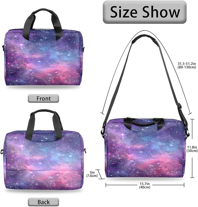Cute Laptop Shoulder Bag for Women Men, Computer Laptop Bag Laptop Sleeve Case Laptop Satchel Briefcase Carrying Bag QA-1