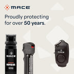 Mace Personal Safety Alarm - Loud 130db Siren, Built in Emergency Whistle, Easy On/Off Push Button Activation, Batteries Included, Personal Alarm for Women & Men - Black