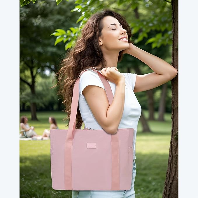 NGIL Yoga Tote Bag, Gym Tote Bag,Work Nurse Tote Bag for Women, Computer Tote for Laptop, Travel Tote Shoulder Bag for Women
