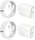 Phone 17 16 15 Pro Charger Fast Charging, 20W USB C Fast Charger Block with 10FT Long Type C Chargers Fast Charging Cable Cord for Phone 17/17 Pro/17 Pro Max/Air/16 Pro Max/16 Pro/15Pro-Braided