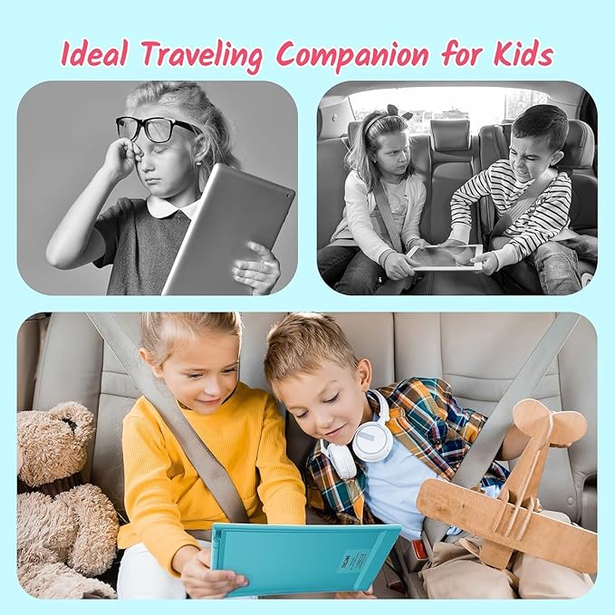 TECJOE 10 Inch 2 Pack LCD Writing Tablet, Colorful Doodle Board Drawing Tablet for Kids, No Mess Toddler Travel Learning Toys, Christmas Birthday Gifts for 3 4 5 6 7 8 Year Old Boys Girls Preschooler