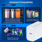 45W Super Fast Charger for iPhone 17 16 15 Charger Fast Charging 3Pack, 6+6+10ft USBC Cable Cord& Type C Block for iPhone 17 16 15(Pro/Pro Max/Plus/17 Air/16e,iPad mini,Samsung Galaxy S25 S24