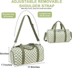 BLUBOON Duffle Bag Girls Kids Cute Gym Bag with Shoes Compartment & Wet Separation Waterproof Sports Overnight Travel Bag