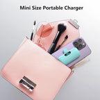 Mini Portable Charger USB C Power Bank,Upgraded 5000mAh PD Fast Charging Battery Pack Built-in USB-C Connector Travel Essential for iPhone17/17Pro/17Pro Max/Air/16 Plus/16Pro Max/15 Series,Android etc
