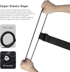 Luggage Straps 3 PCS for Suitcases TSA Approved 2 Short & 1 Long Adjustable Straps with Elastic Thick Rope for Connecting Suitcases and Bags Stably with a Strap Buckle and a Bottle Clip, Black