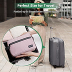 Carbrea Toiletry Bag for Women - Makeup bag Small Pouch for Toiletries, Cosmetics, Accessories, Gifts, Travel Organizer - Pink