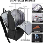 MAXTOP Travel Laptop Backpack Business Anti-theft Backpacks[Water Resistant] College Bookbag Fits 18.4 Inch Laptop