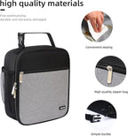 Lovoeo Lunch box Lunch bag for men women Insulated Lunchbox Lunch bags for Work Picnic Travel (Thicken grey)