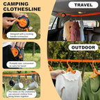 Retractable Clothesline Indoor Outdoor Clothes Line Kit, Heavy Duty Clothes Drying Laundry Line 16.7ft Wall Mounted Drying Rack Non-Sagging Air Dry Clothing Travel Clotheslines (Metal Grey)