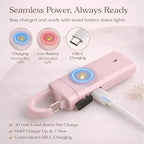 Personal Alarms for Women, Panic Button Self Defense Keychain with Clip-On Design, 130dB Alarm & Strobe Light for Personal Protection, Safety Whistle for Travel Safe, Small Gifts for Women ( Pink )