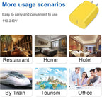 Type C Charger Fast Charging USBC Charger Block 25W Super Fast Wall Chargers for Galaxy S25 S24 S23 S22 S21/S21 Ultra/S20/S20 Ultra/Note 20 Ultra,Android Chargers(Yellow)