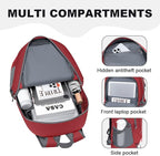 MIYCOO Backpack - Ultra Lightweight Packable Backpack for Travel Camping, Hiking Back Pack Waterproof Foldable Daypack for Men Women Red