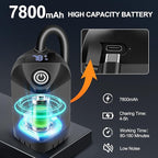 Portable Shower for Camping with 7800mAh Battery, Rechargeable Camping Shower with Intelligent LED Display, 3 Spray Modes, IPX8 Waterproof Outdoor Camp Pump for Hiking, Travel, Car, Pet