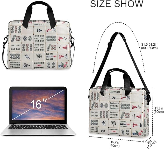 Laptop Case 15.6 inch Computer Bag Waterproof Laptop Briefcase Laptop Bag for Women & Men (color16)