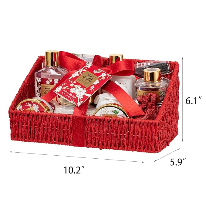 Gifts for Women, Mothers Day Gifts for Mom - Luxurious Bath and Body Spa Gift Basket for Women, Skin Care Set for Women | Relaxing Care Kit Christmas, Anniversary, Birthday, Valentines Day Gift Set