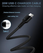Haoano iPhone 17e 17 Carplay Charger Cable Fast Charging, USBC to USBC Cable for iPhone 17 Pro Max 16 16e 15 Plus, C to C Cord Auto Car Play Charger Android Power USB-C Wire 6 Ft